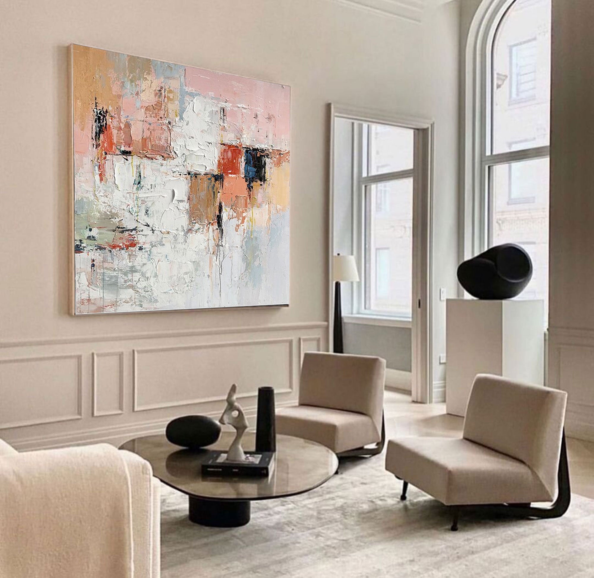 Wallart Textured Abstract Oil Painting