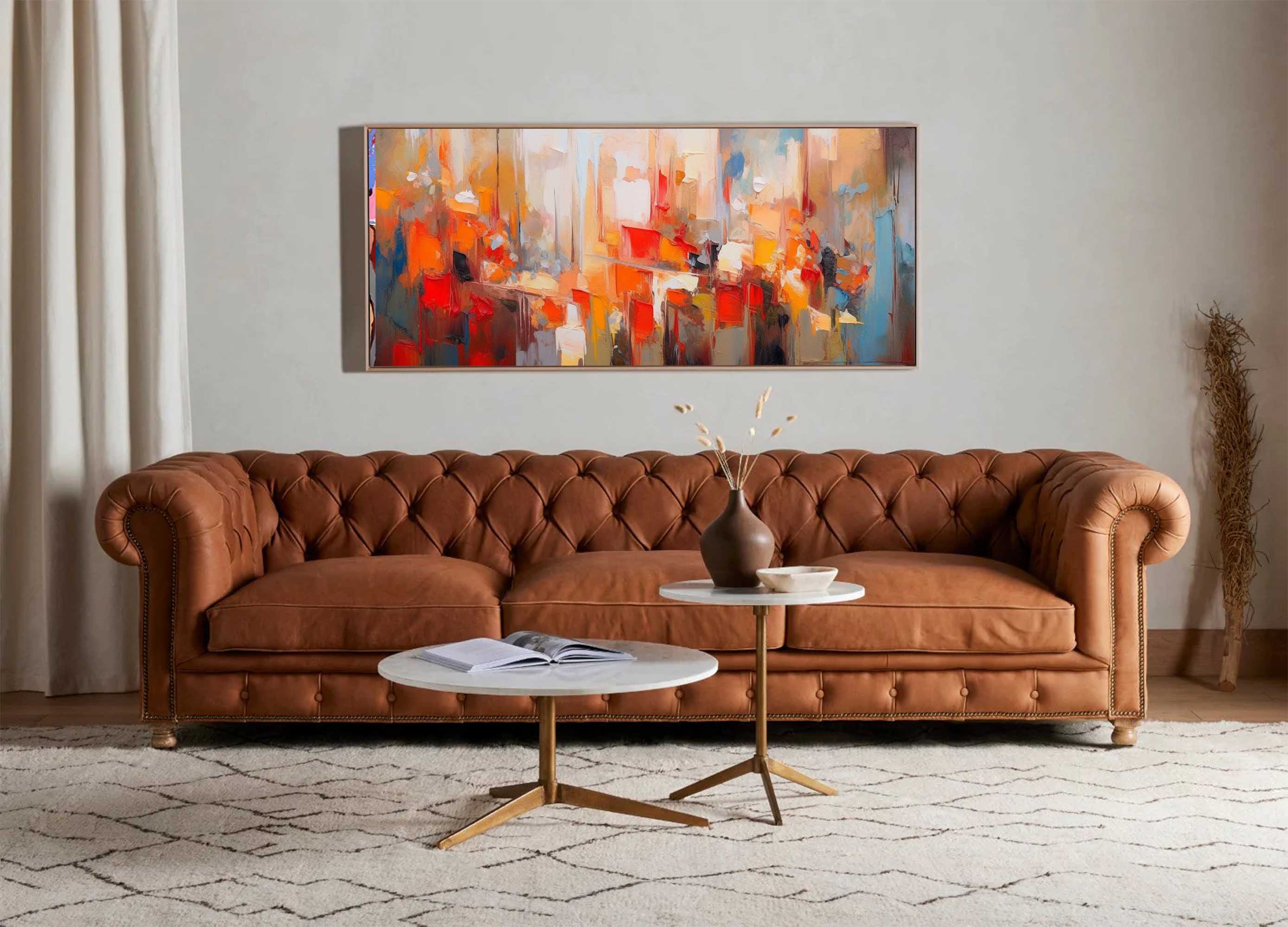 Wallart Vibrant Symphony of Urban Light