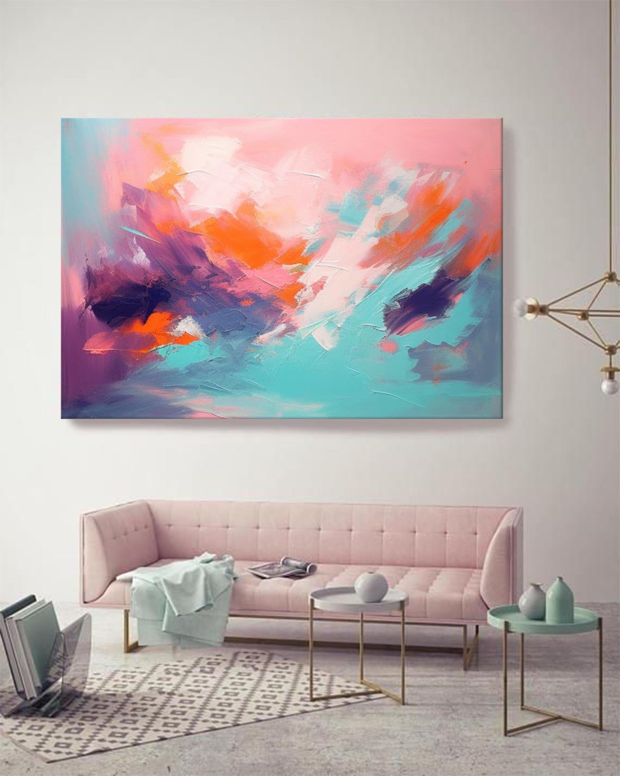Wallart Serene Dusk Abstract Expression
