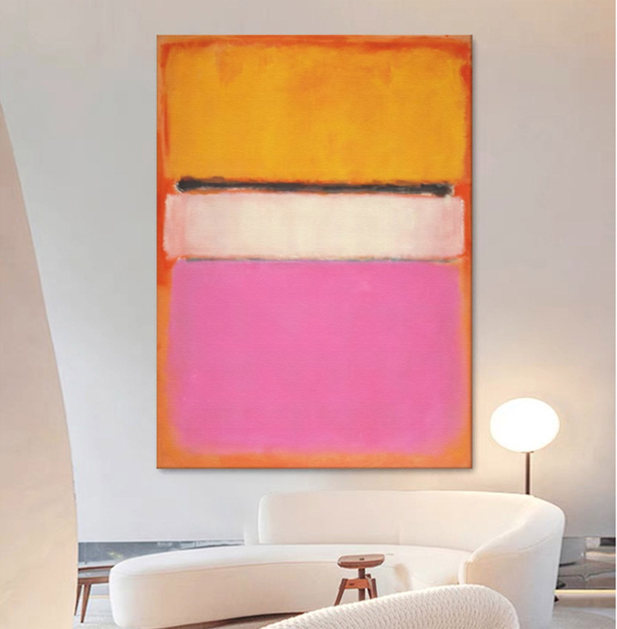 Wallart Vibrant Blocks: Bold Abstract Harmony