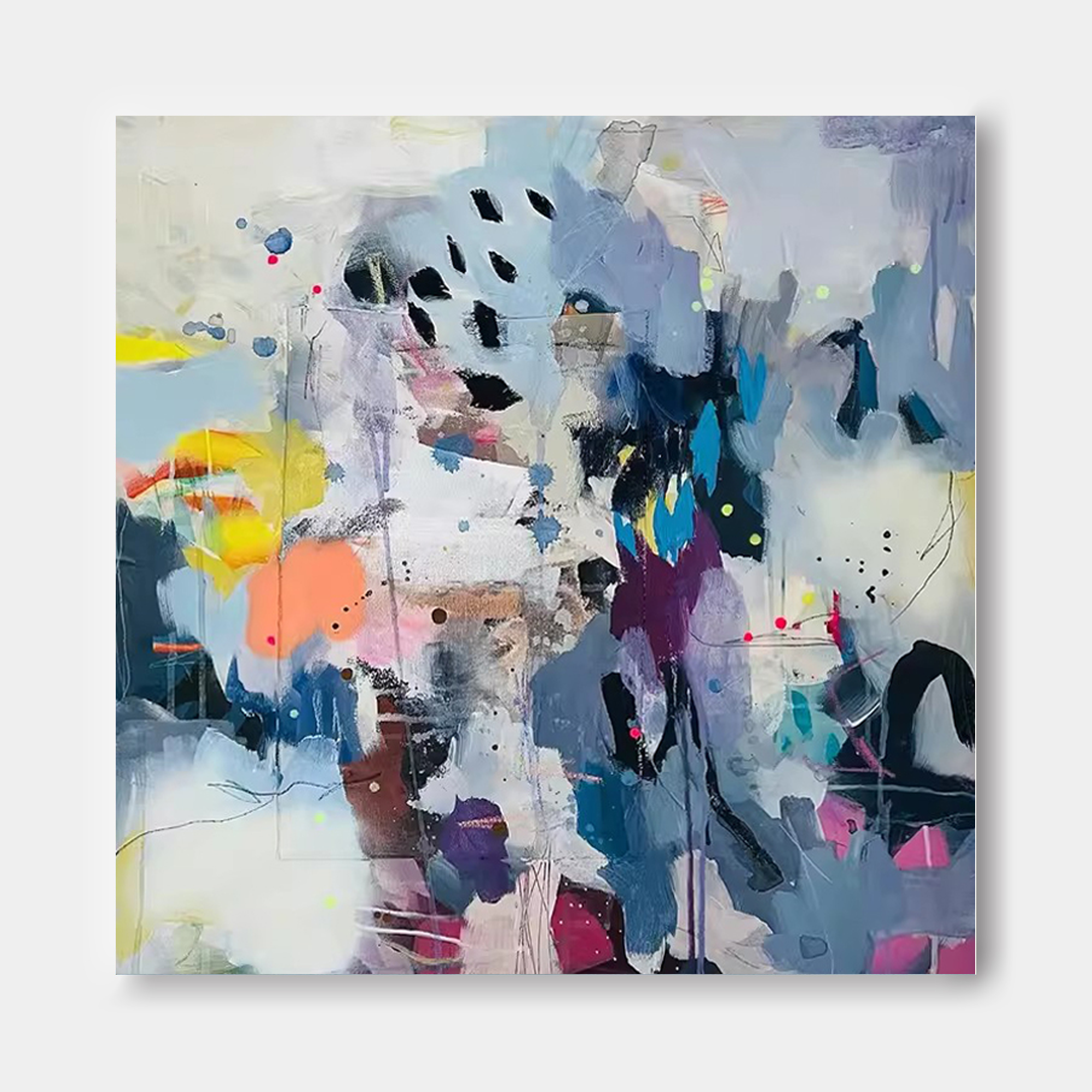 Wallart Dreamy Abstract Colorful Art