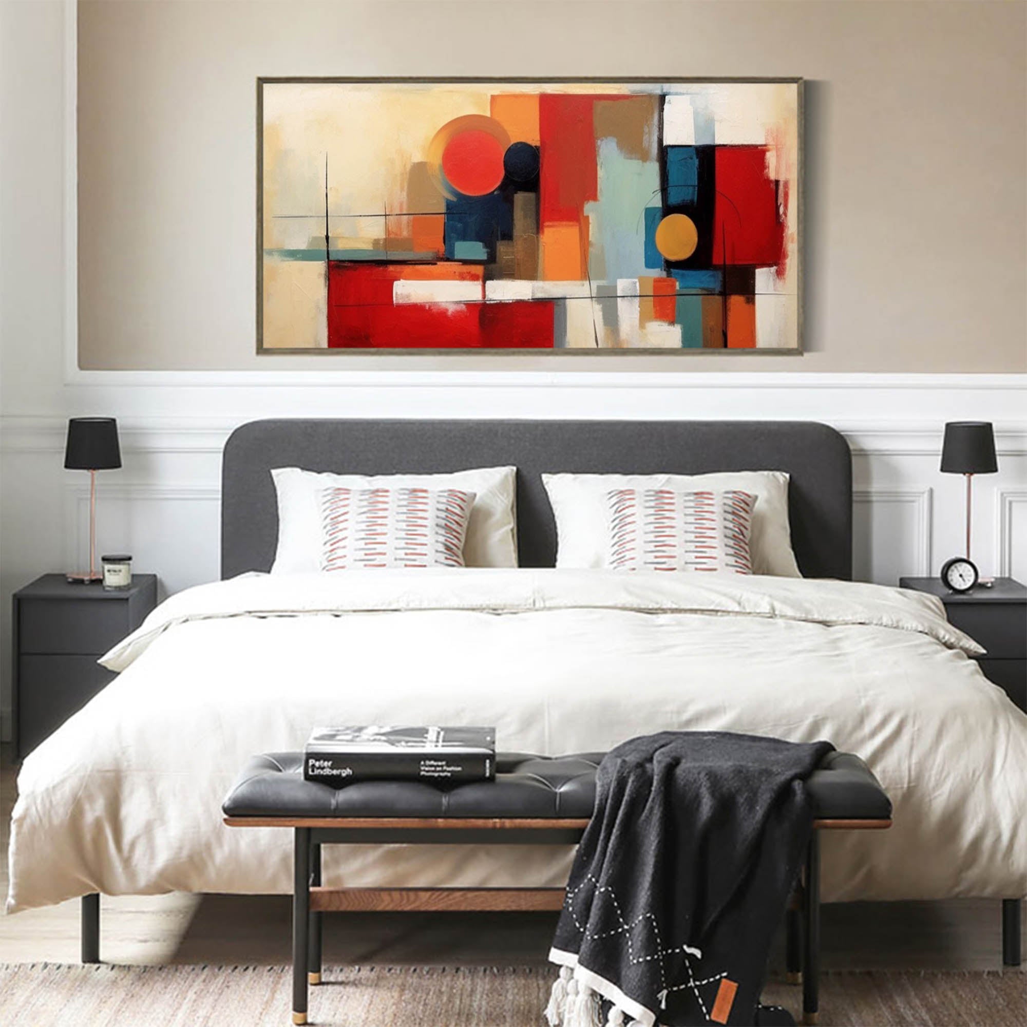 Wallart Geometric Abstract Canvas Art
