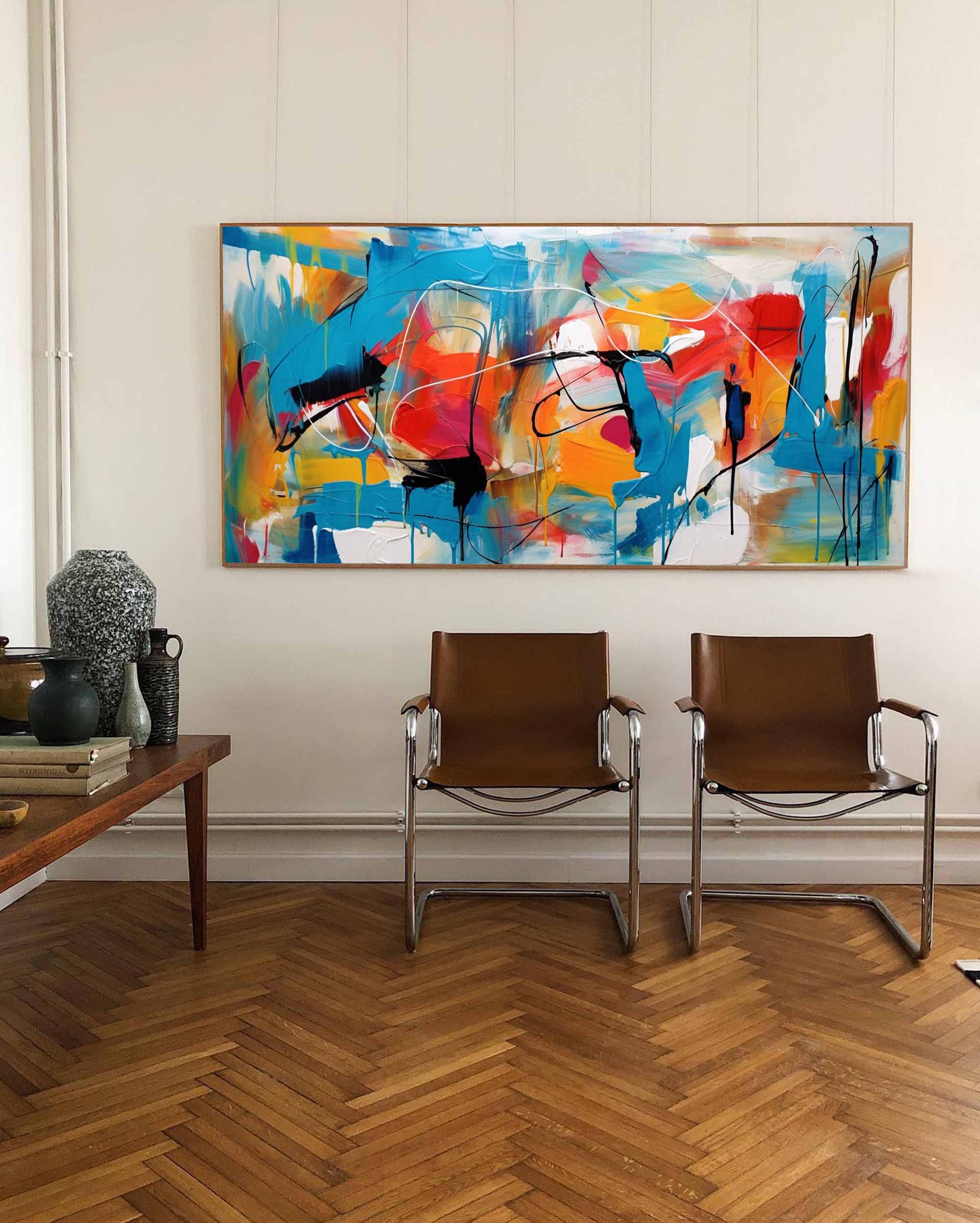 Wallart Dynamic Color Symphony