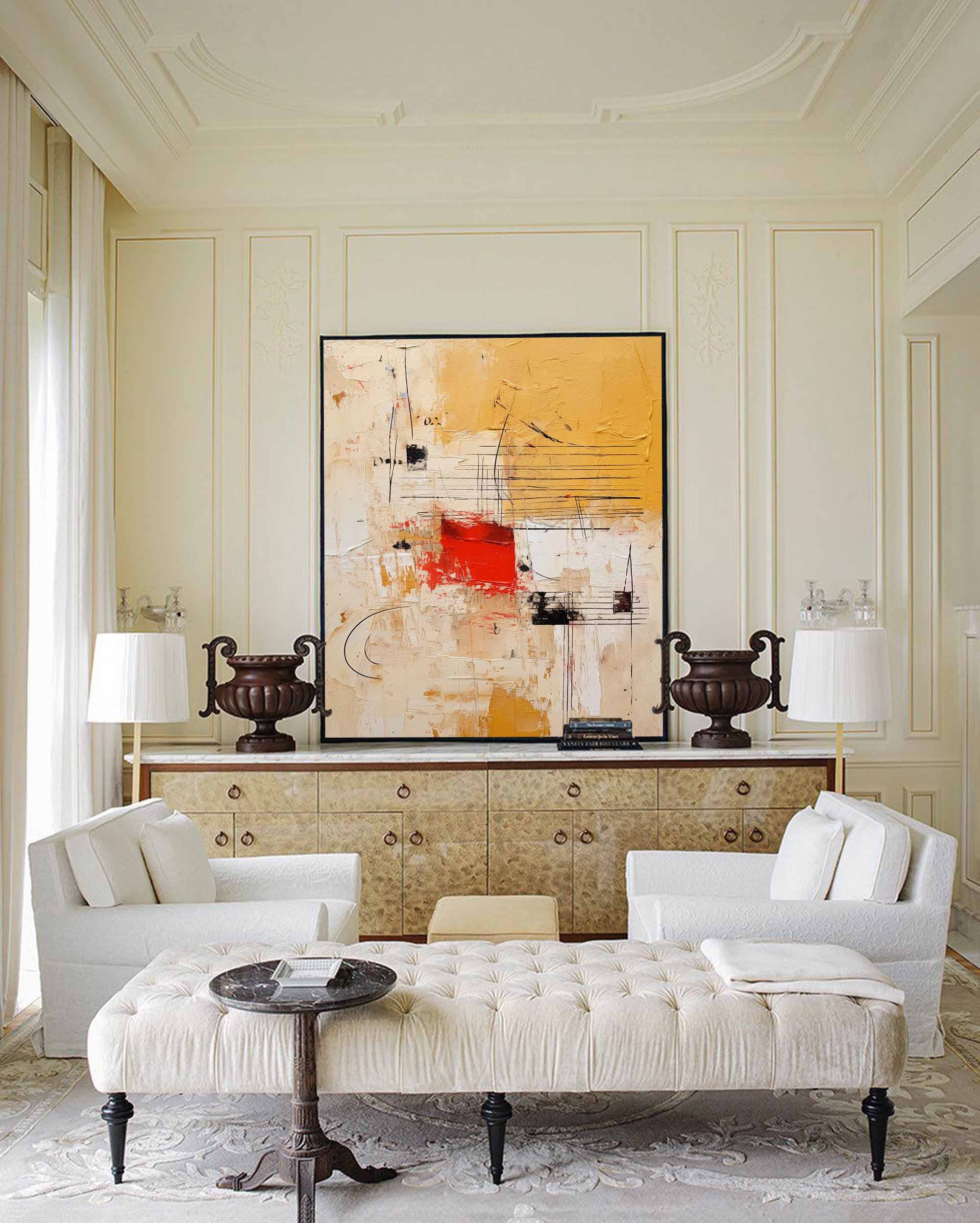 Wallart Bold Abstract Geometric Canvas
