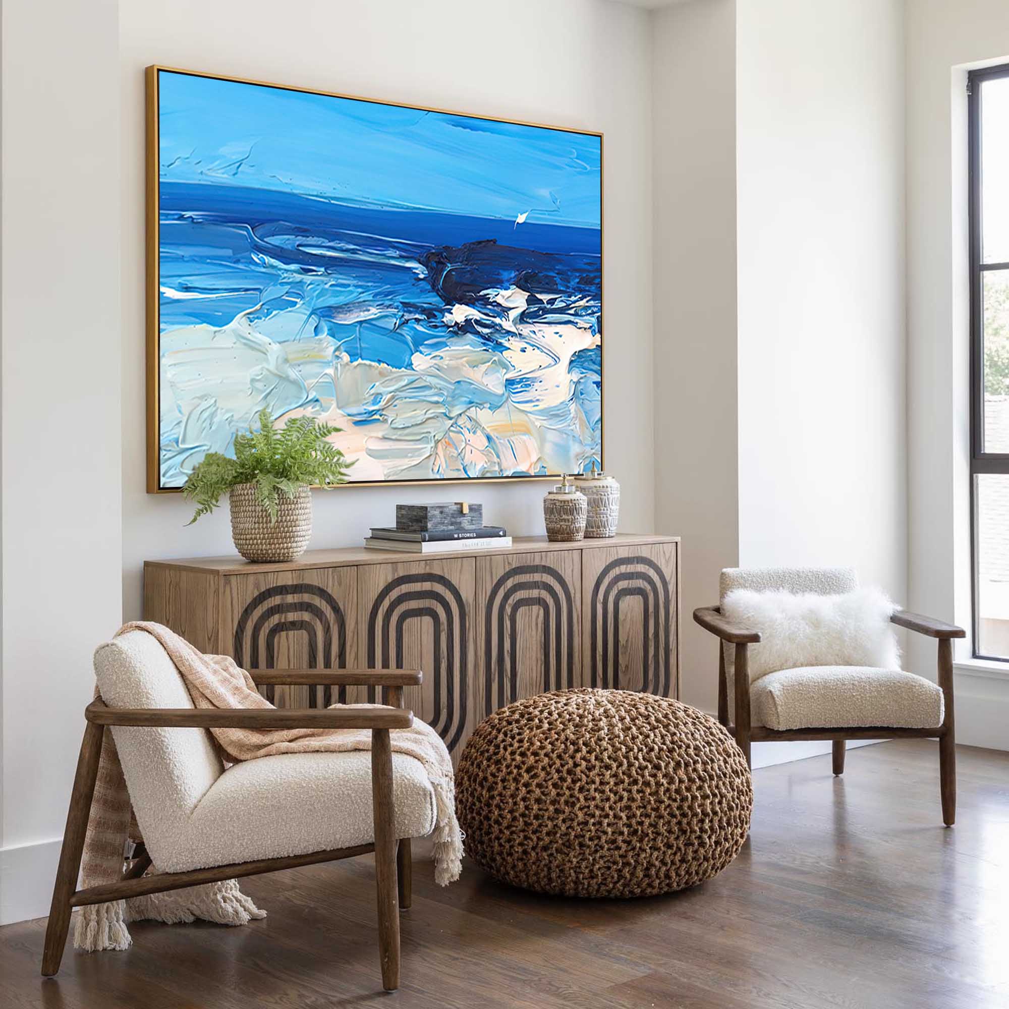 Wallart Ocean’s Blue Symphony