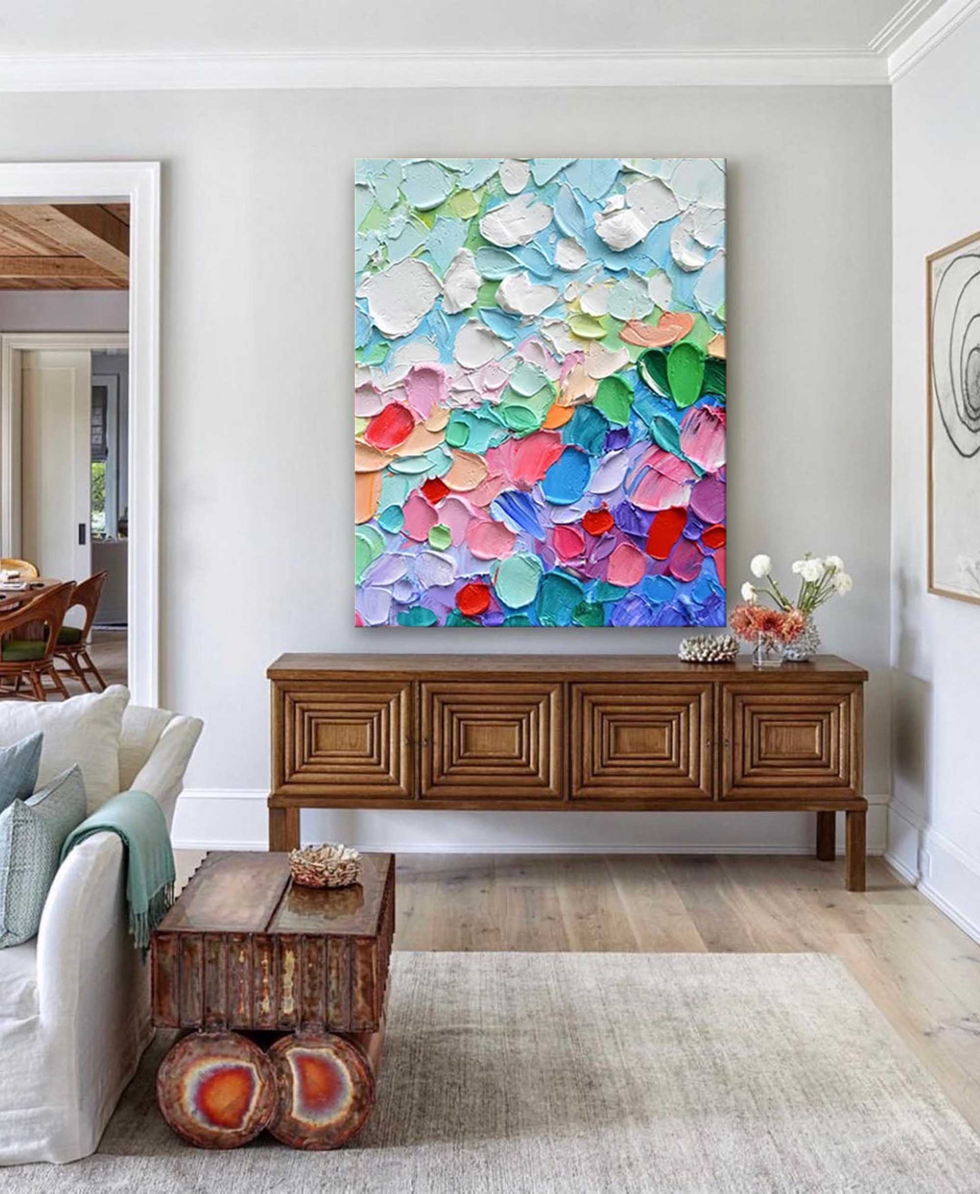Wallart Colorful Abstract Palette Art