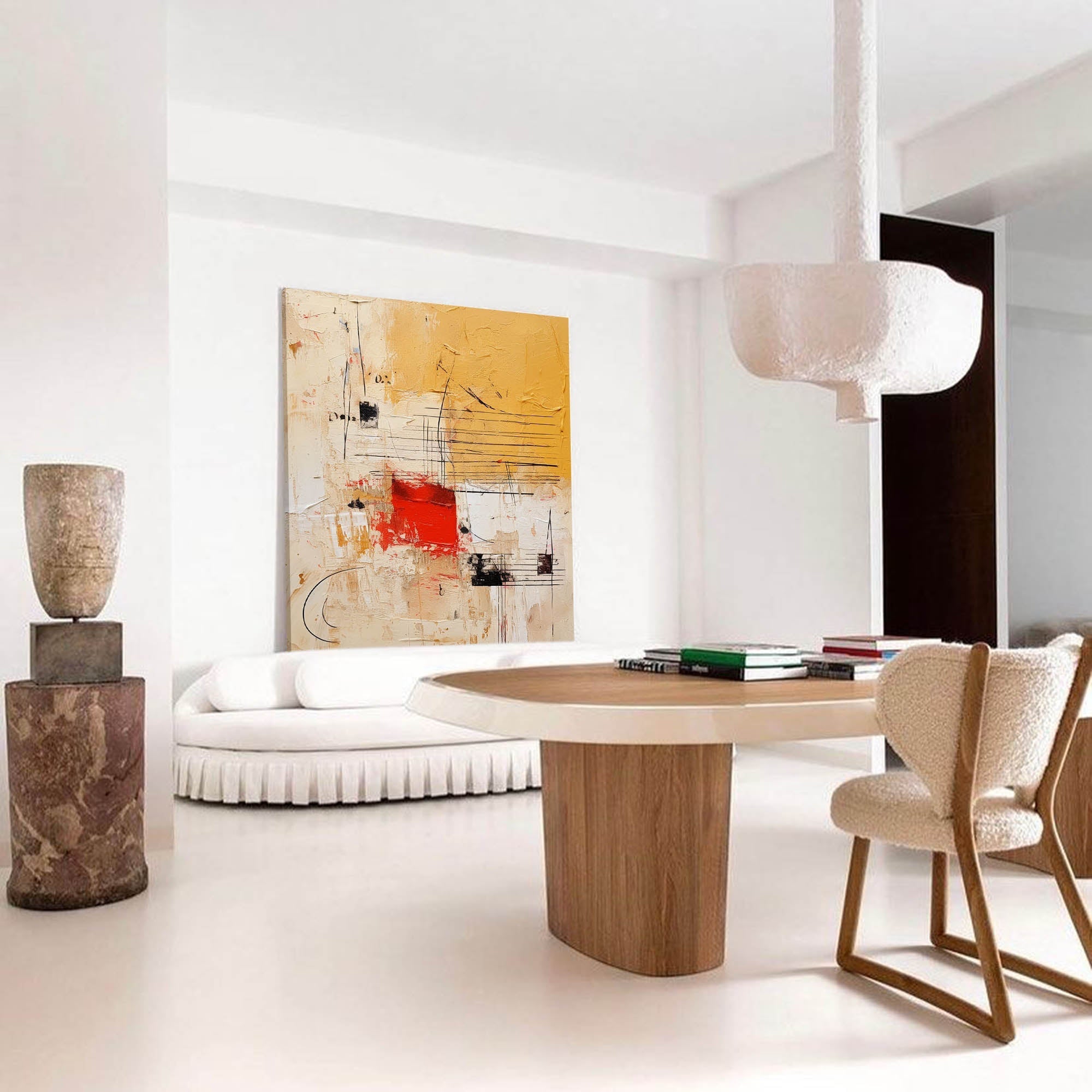 Wallart Bold Abstract Geometric Canvas