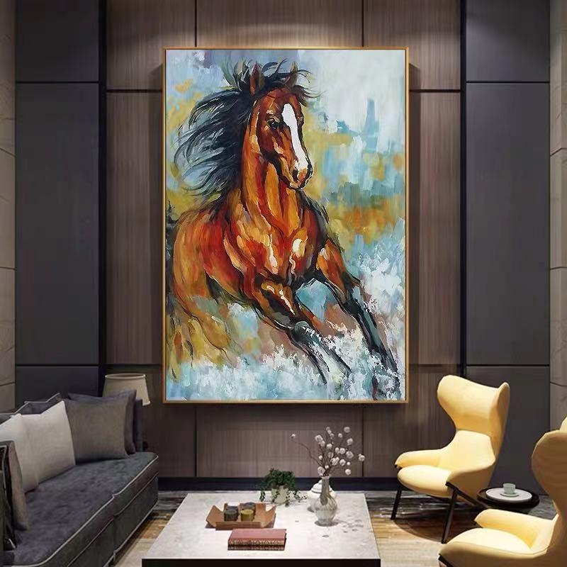 Kincsem-Galloping Horse Painting