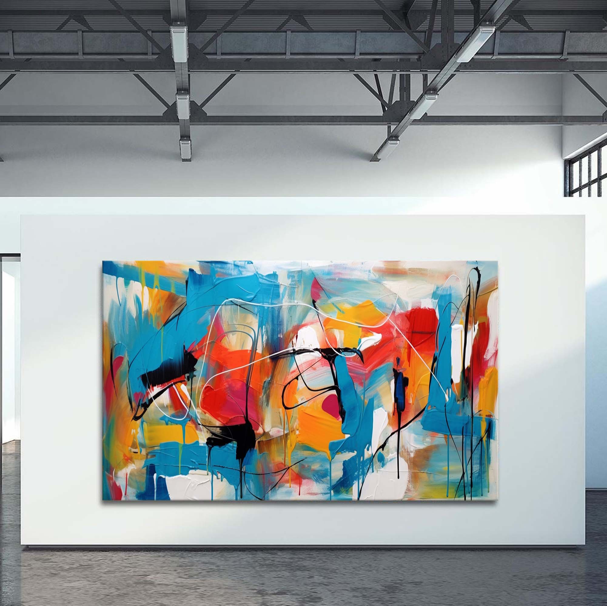 Wallart Dynamic Color Symphony