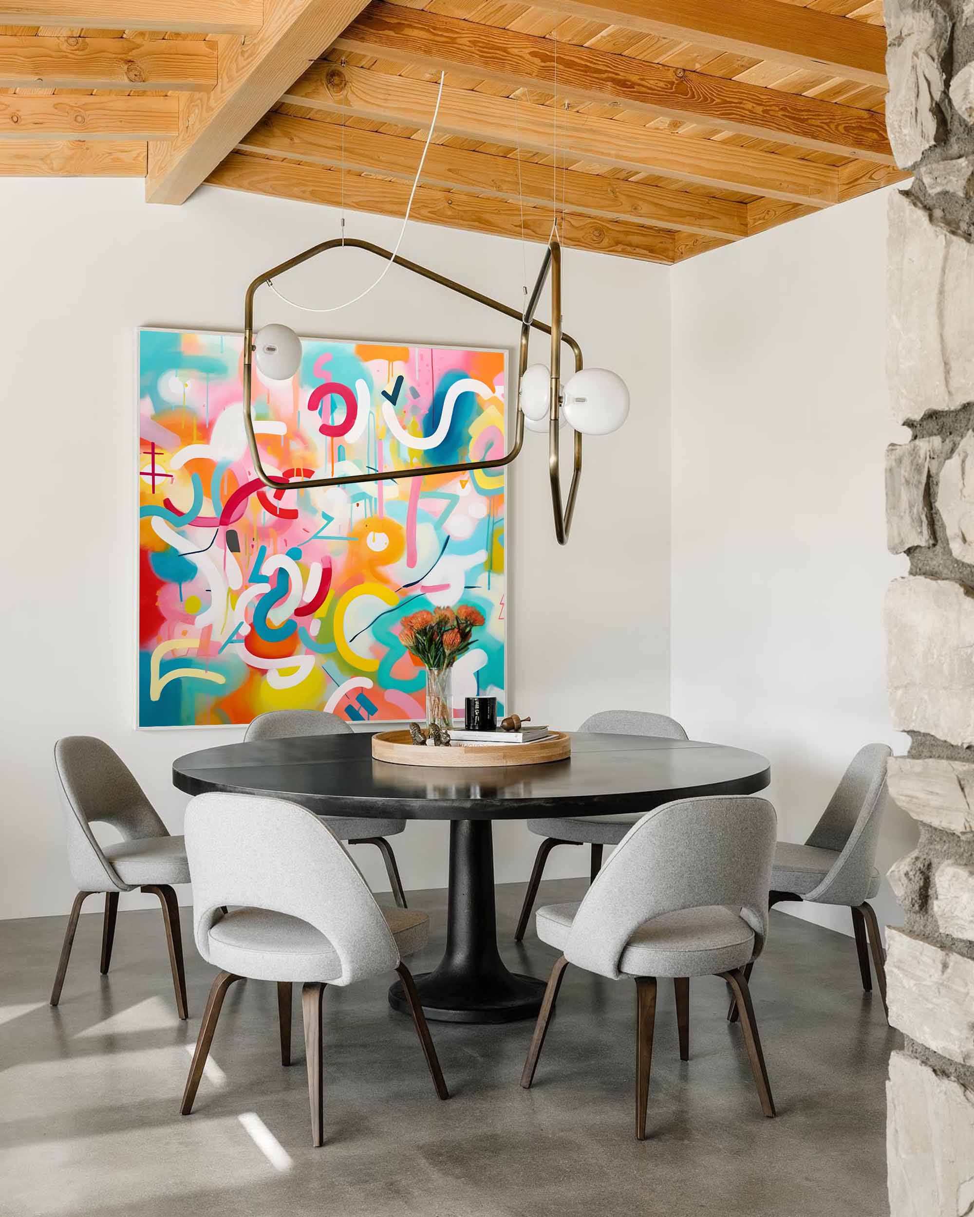 Wallart Energetic Dreamscape Abstract Art