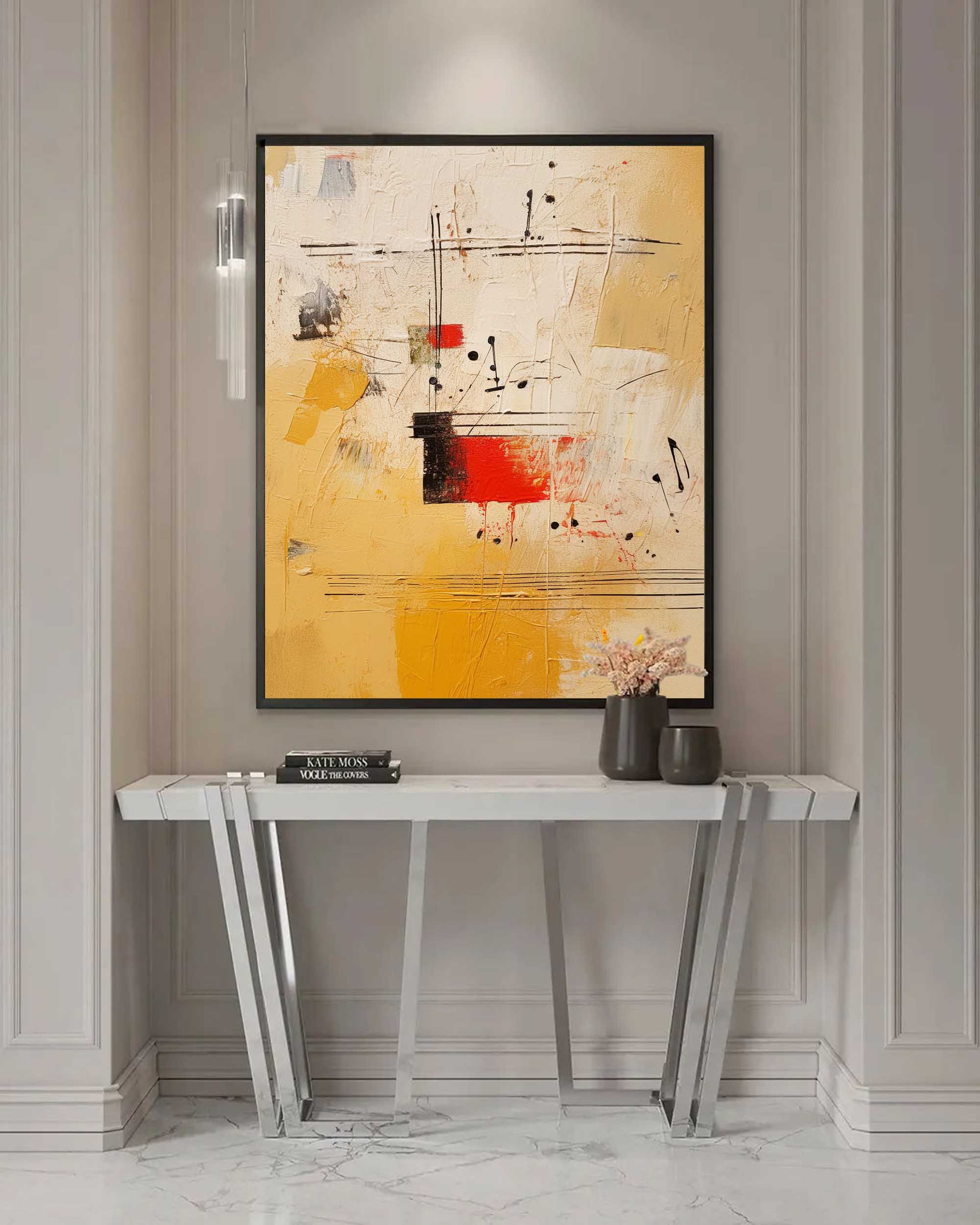 Wallart Abstract Musical Expression Art