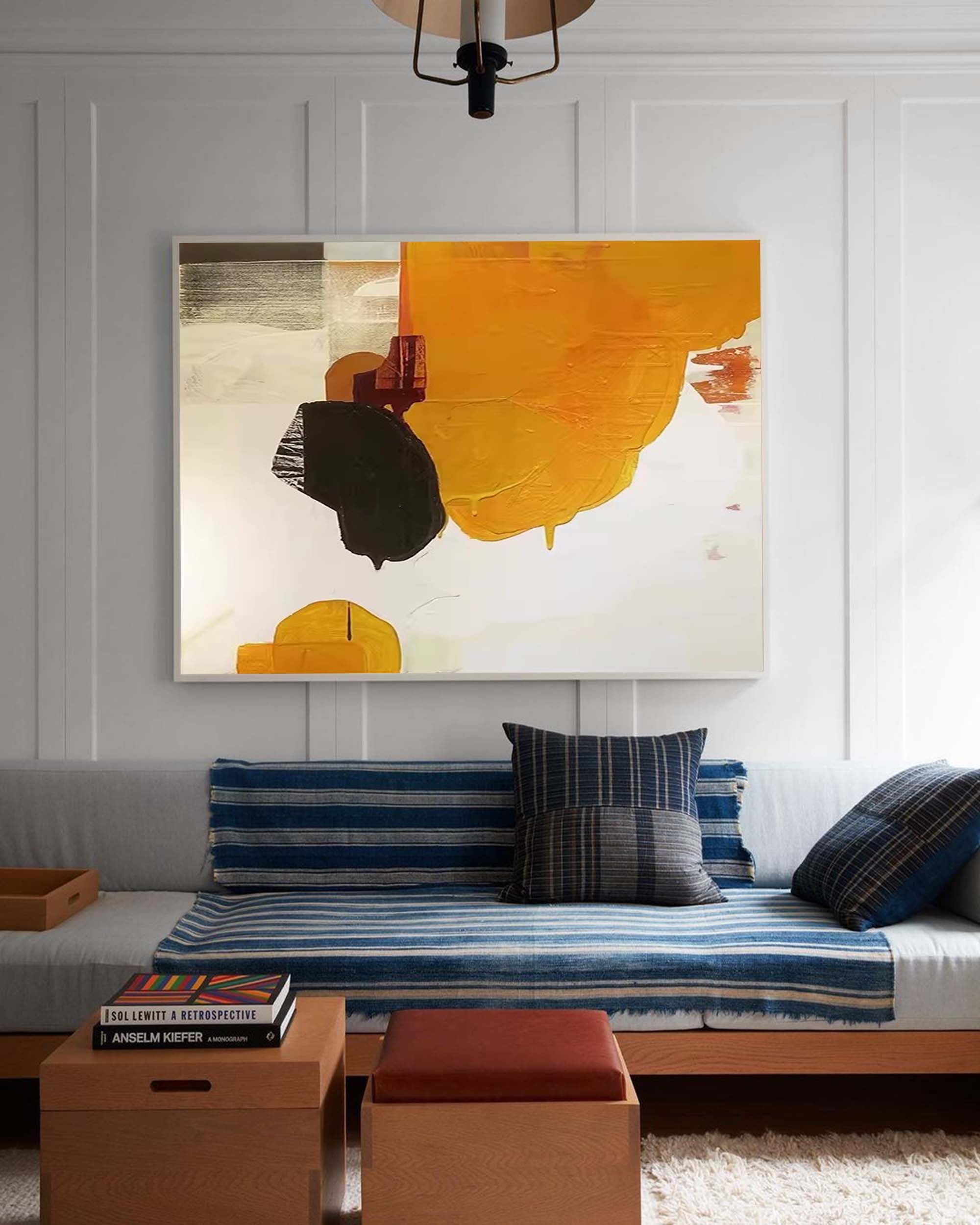 Wallart Bold Abstract Color Block Art