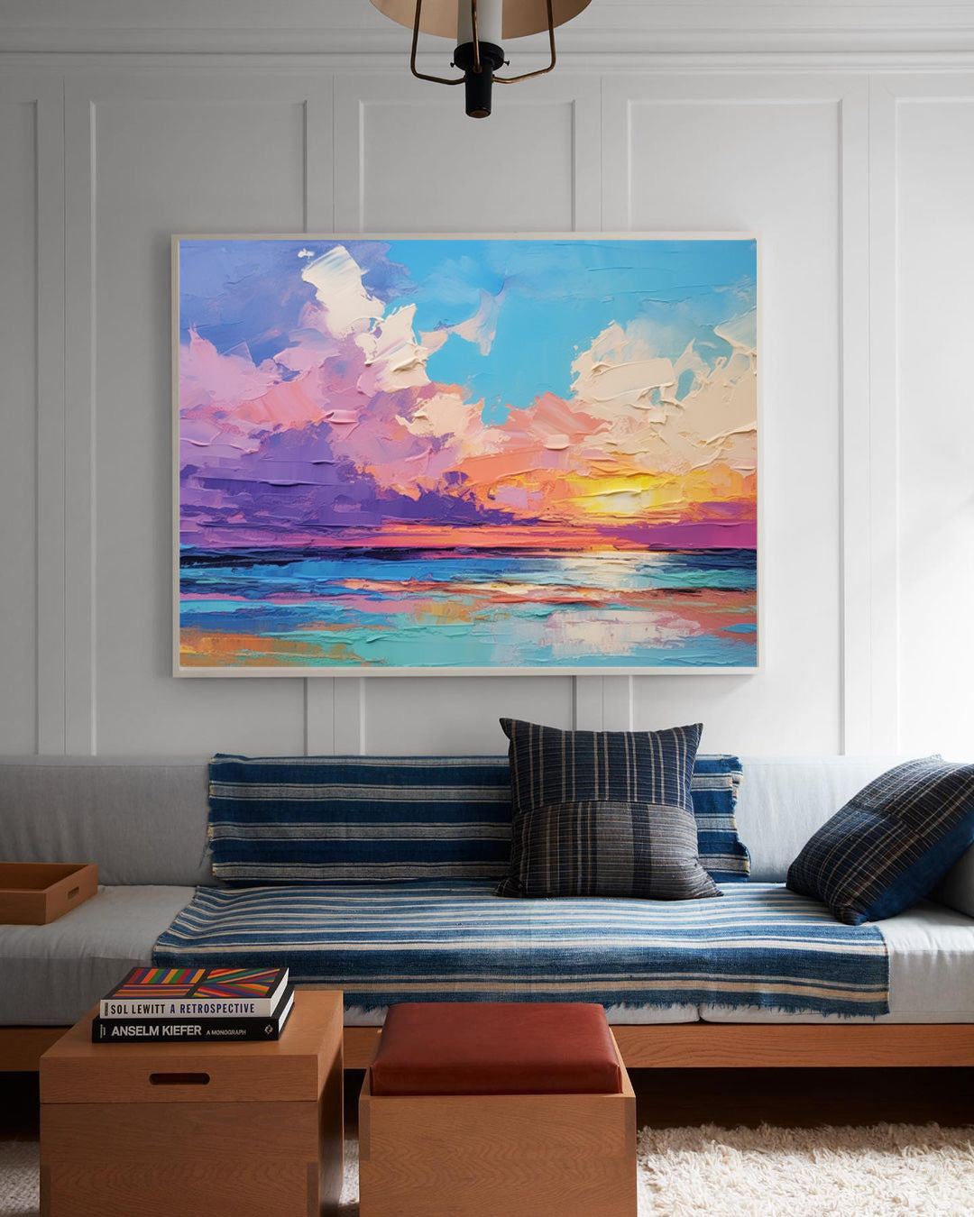 Wallart Radiant Sunset Over Tranquil Sea
