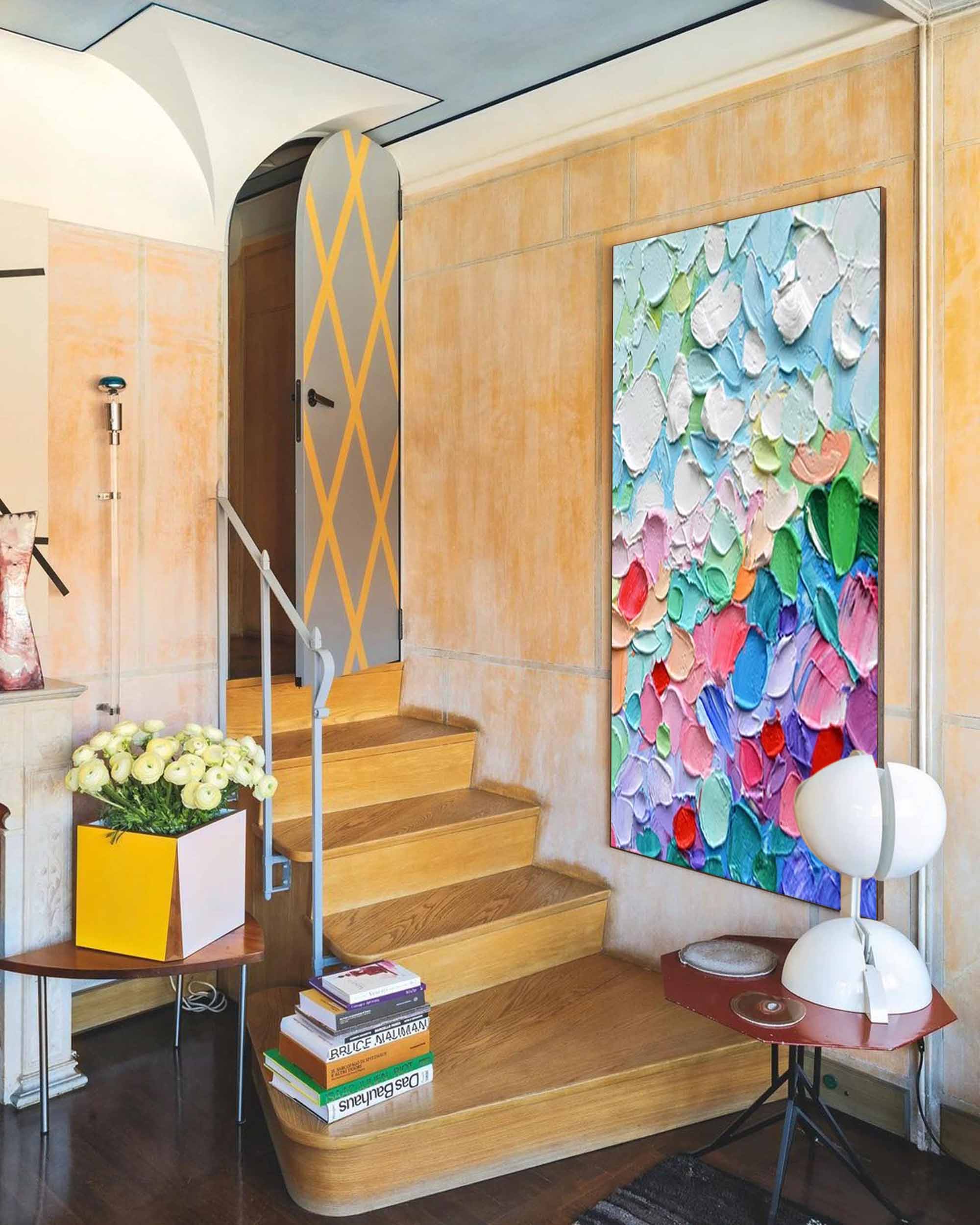 Wallart Colorful Abstract Palette Art