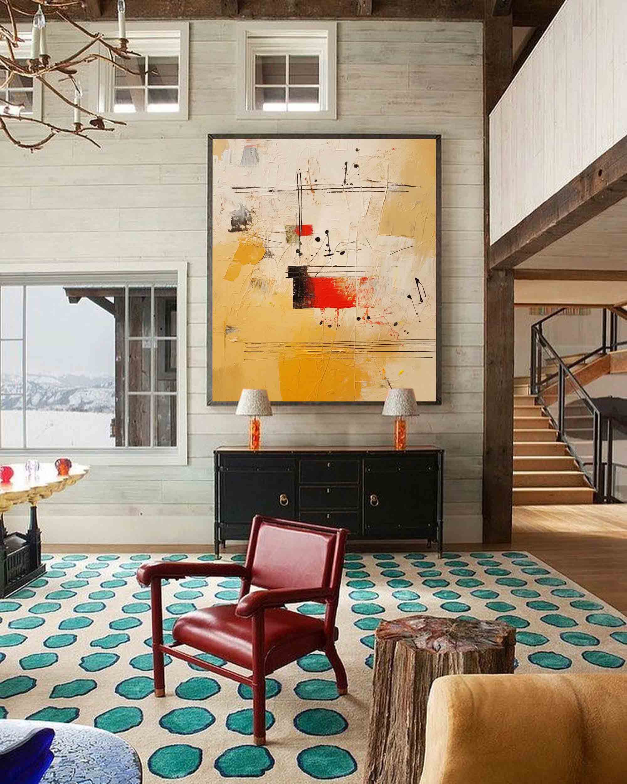 Wallart Abstract Musical Expression Art