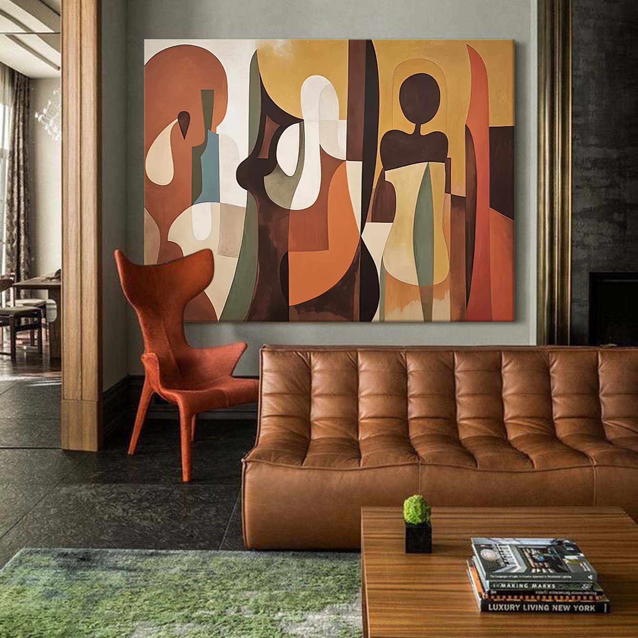 Wallart Abstract Canvas Art #AB310
