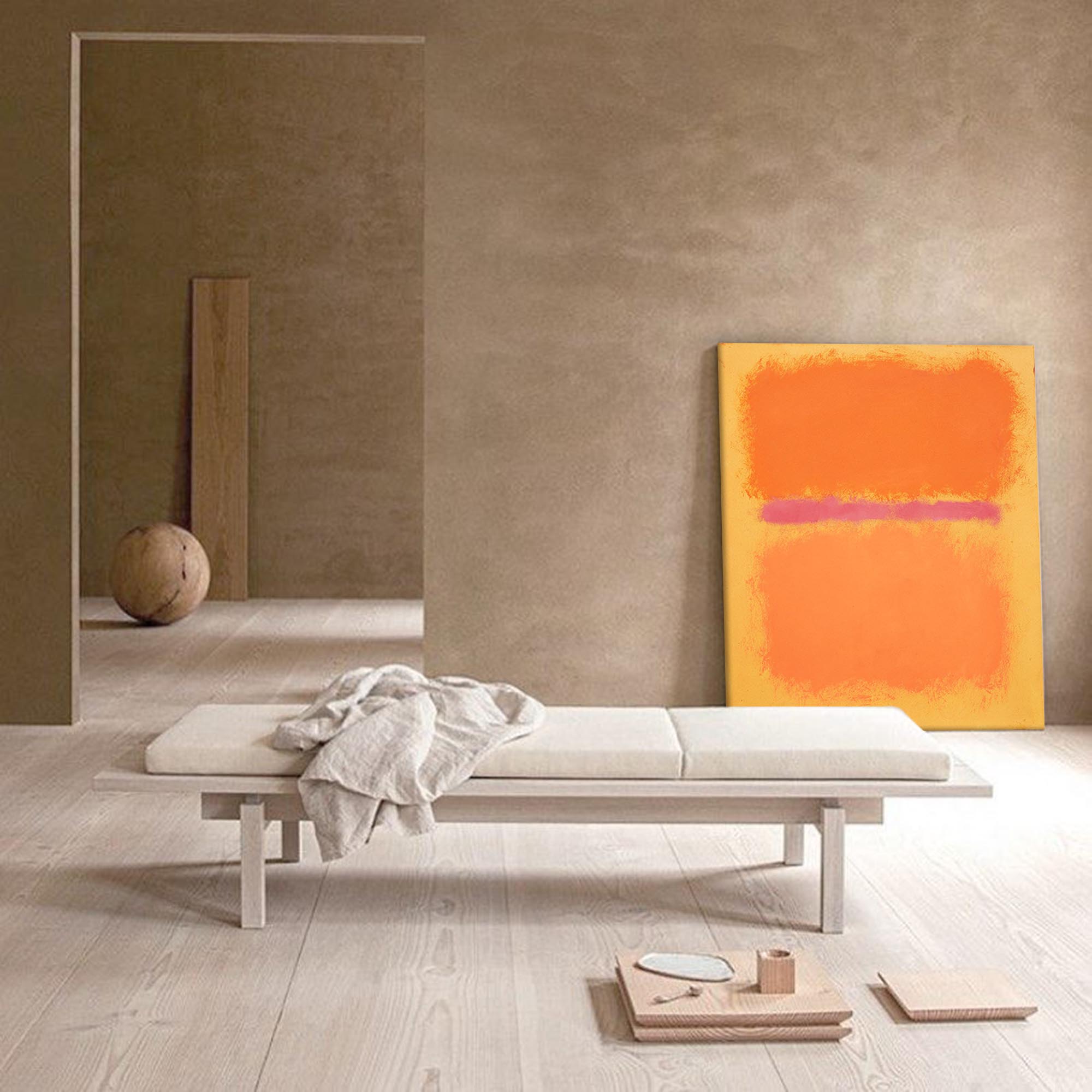 Wallart Vibrant Abstract Expressionist Art
