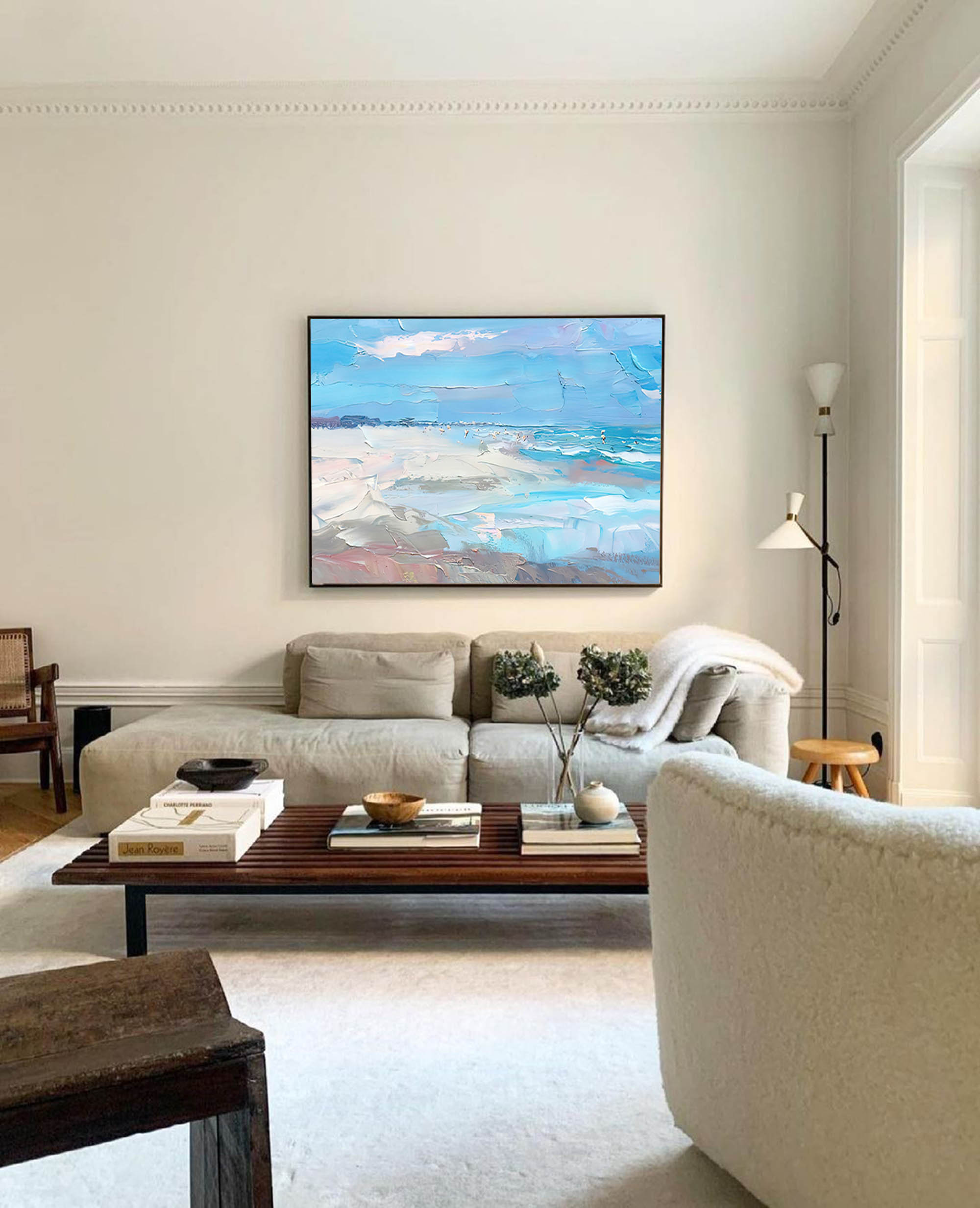 Wallart Coastal Breeze in Abstract