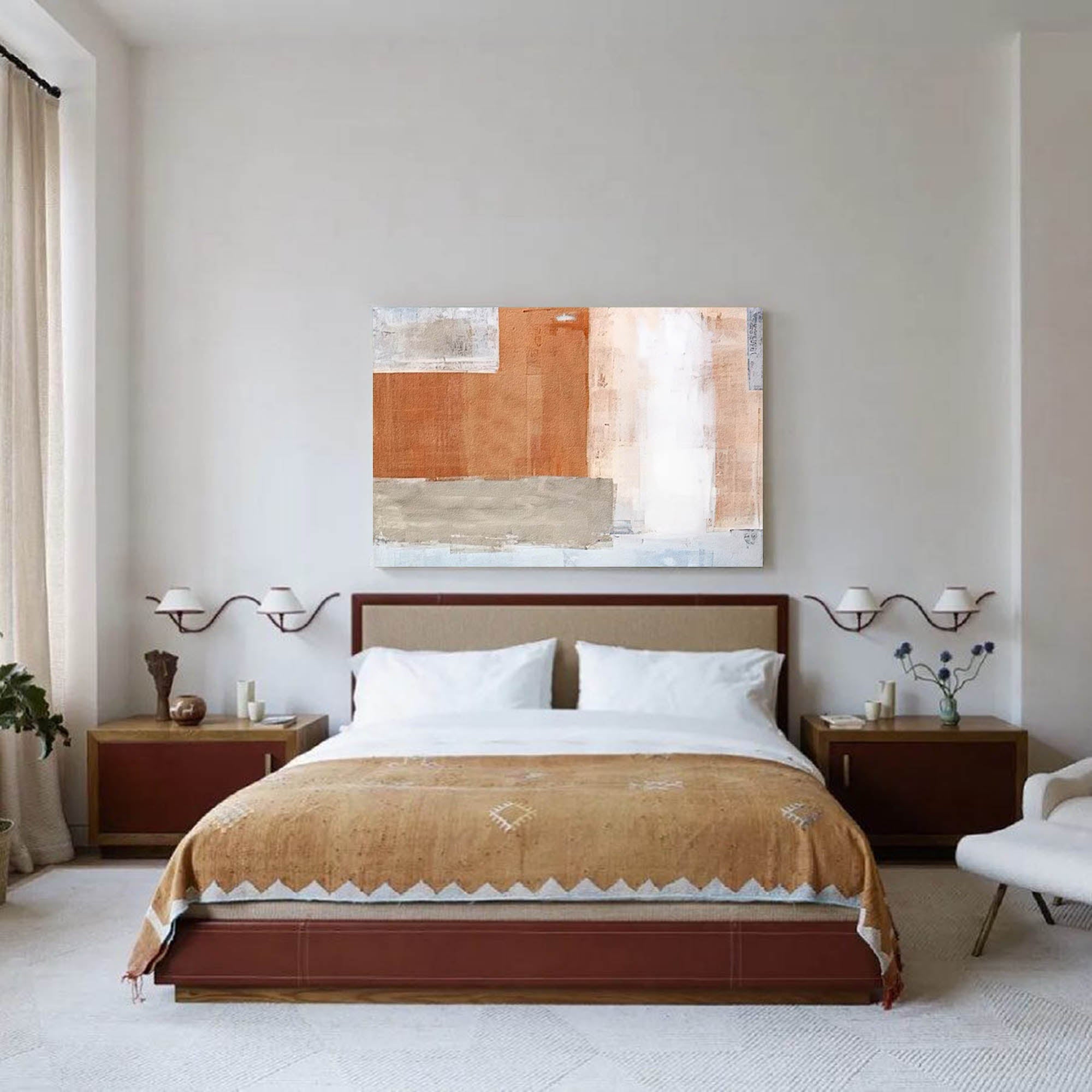 Wallart Minimalist Geometric Abstract Art