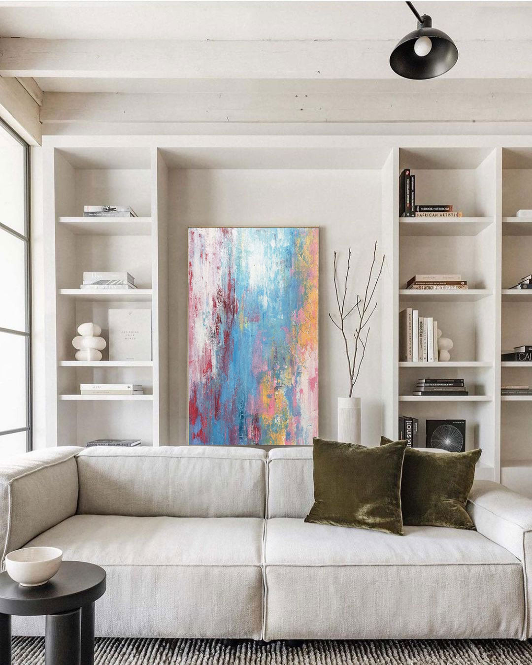 Wallart Dreamy Blue Abstract Wall Art