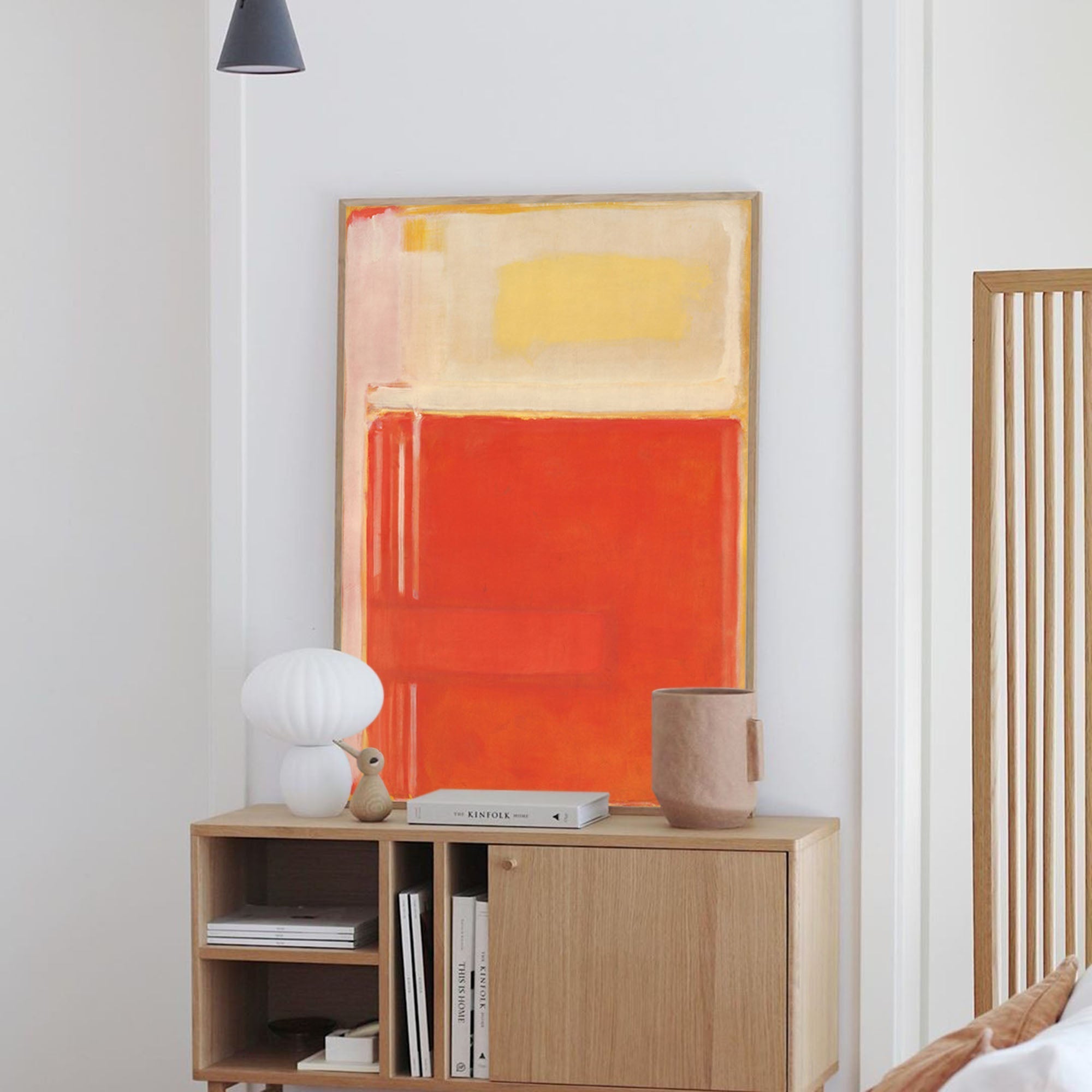 Wallart Radiant Abstract Color Block Art