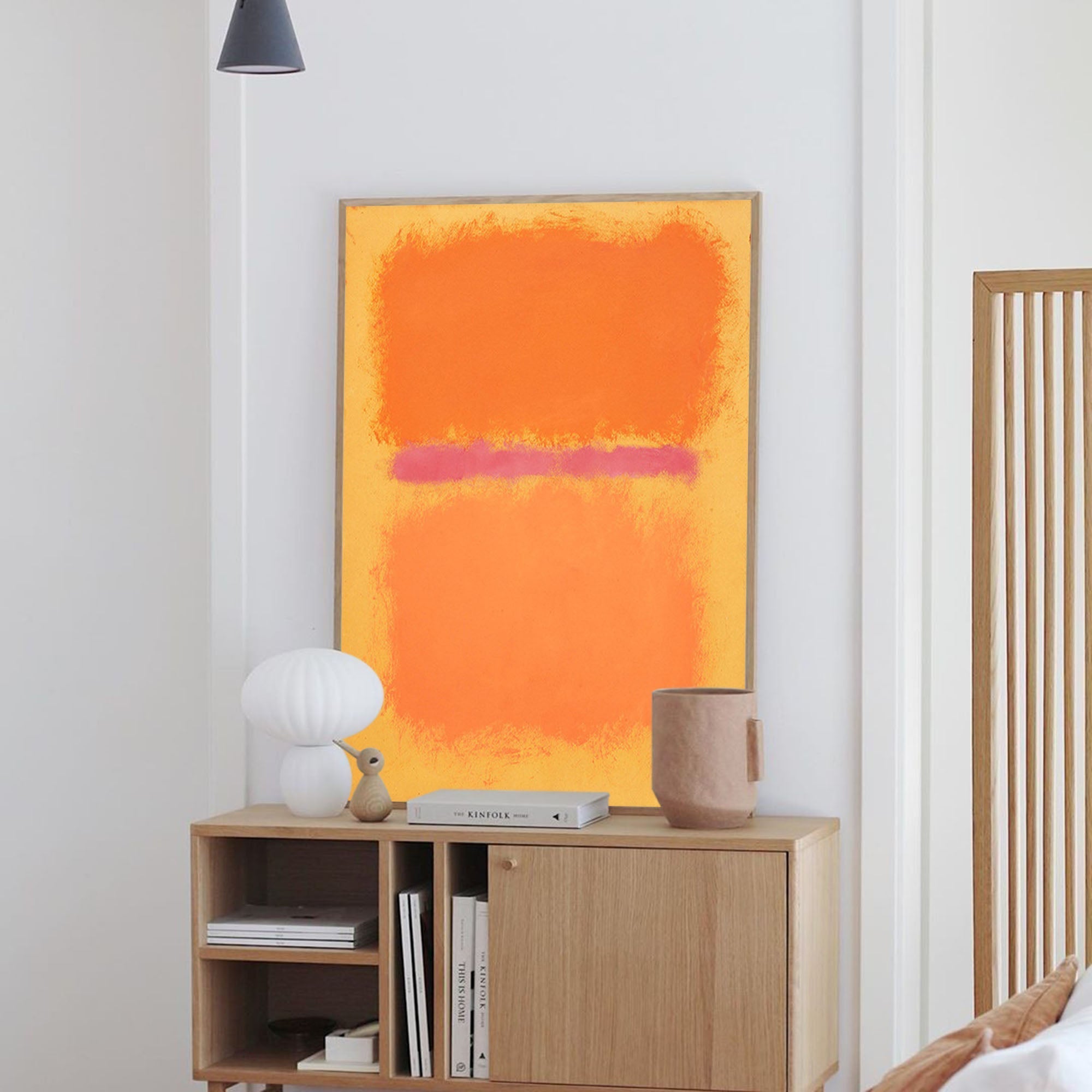 Wallart Vibrant Abstract Expressionist Art