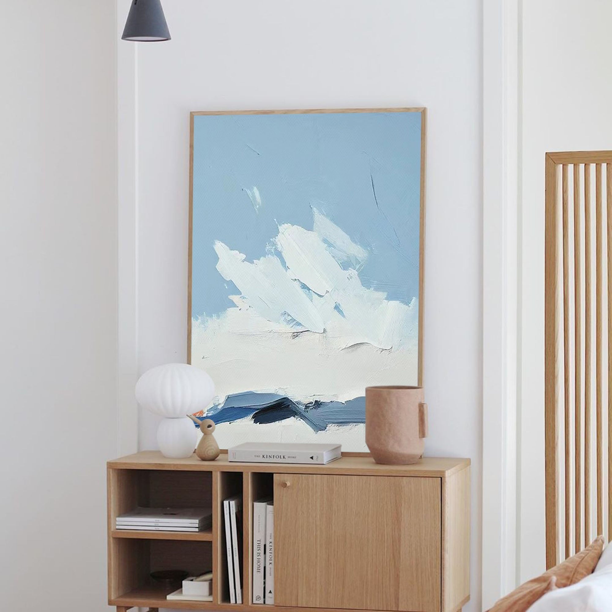 Wallart Serene Sky Abstract Minimalist Canvas Art